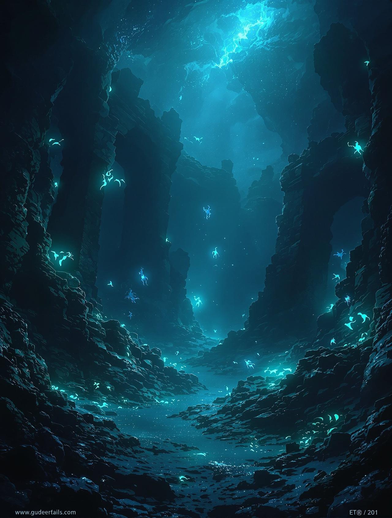 午夜在线影院作品《深海探秘》海报，科幻冒险题材，2025年出品